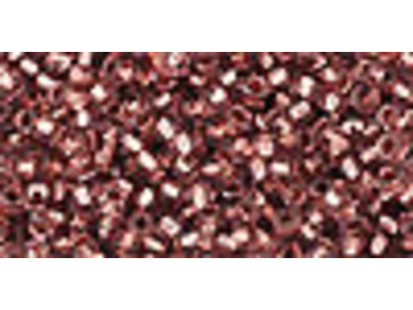 TOHO Glass Seed Bead, Size 11, 2.1mm, Copper-Lined Lt Amethyst (Tube)