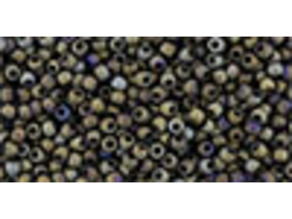 TOHO Glass Seed Bead, Size 11, 2.1mm, Matte-Color Iris - Brown (Tube)