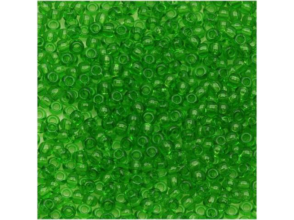 TOHO Glass Seed Bead, Size 11, 2.1mm, Transparent Peridot (Tube)