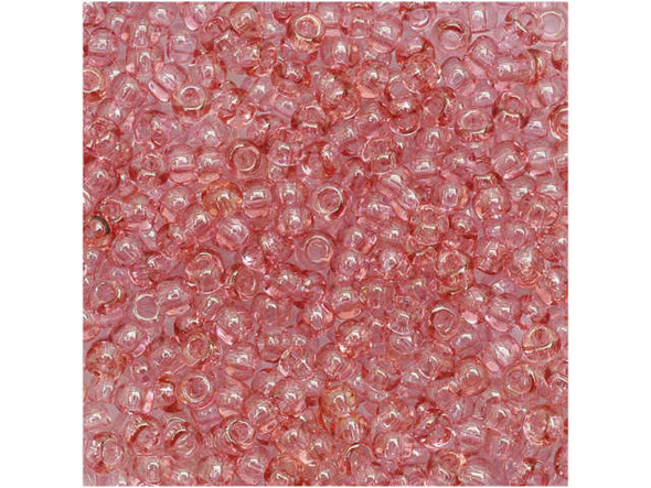TOHO Glass Seed Bead, Size 11, 2.1mm, Transparent French Rose (Tube)