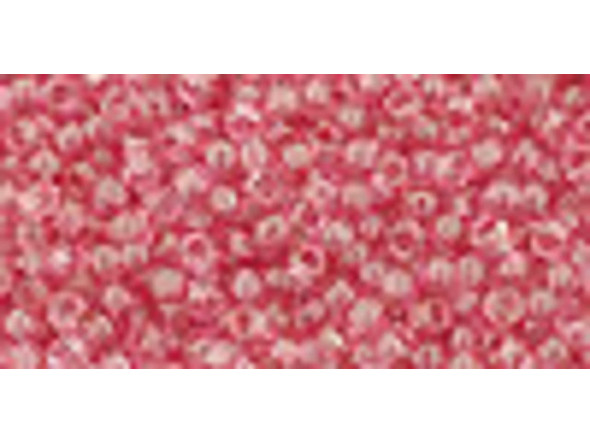 TOHO Glass Seed Bead, Size 11, 2.1mm, Transparent French Rose (Tube)