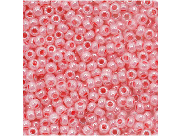 TOHO Glass Seed Bead, Size 11, 2.1mm, Ceylon Impatiens Pink (Tube)