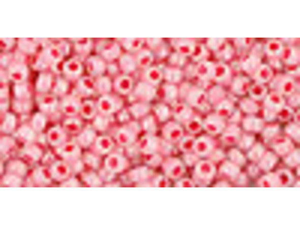 TOHO Glass Seed Bead, Size 11, 2.1mm, Ceylon Impatiens Pink (Tube)