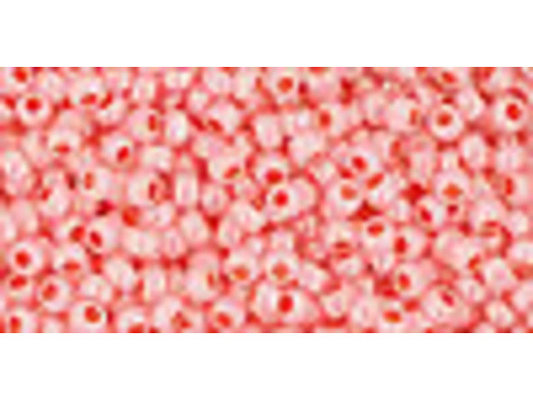 TOHO Glass Seed Bead, Size 11, 2.1mm, Ceylon Peach Blush (Tube)