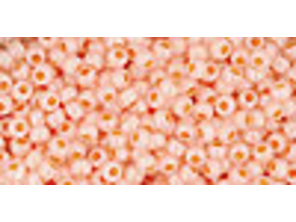 TOHO Glass Seed Bead, Size 11, 2.1mm, Ceylon Apricot (Tube)