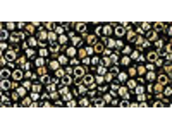 TOHO Glass Seed Bead, Size 11, 2.1mm, Metallic Iris - Brown (Tube)