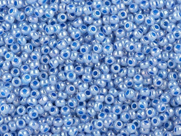 TOHO Glass Seed Bead, Size 11, 2.1mm, Ceylon Denim Blue (Tube)