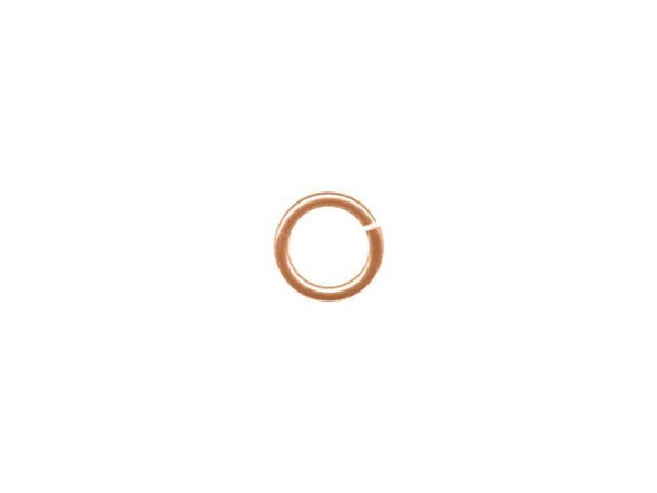 Jump Rings for Chain Maille, Round, 20ga, 5.6mm OD - Raw Copper (ounce)
