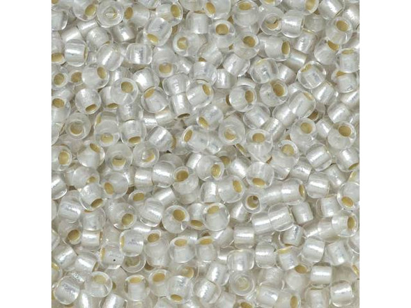 The uniform size and shape of Toho seed beads make them an excellent choice for beadwork and consistently-sized spacers.Toho seed beads are usually colorfast; however, galvanized and silver-lined  beads may fade over time. Protect them from bleach, excessive friction and direct sunlight to keep them looking like new. Seed Bead Facts What are seed beads? Popular, tiny glass beads commonly used for weaving and embellishment.How are they made? Glass is pulled or drawn using a hollow tube, and then   the glass is cut in small pieces. They are sometimes reheated to round   the ends.What's that funny little zero? That zero refers to   the number of aughts, which is a unit used to indicate the size of   small beads. The scale is inverted, so larger numbers of aughts   correspond to smaller beads (i.e. the bigger the number, the smaller   the bead). Size 11 would be 00000000000, but since that takes up too much   room, it is abbreviated to 110.  See Related Products links (below) for similar items and additional jewelry-making supplies that are often used with this item. 