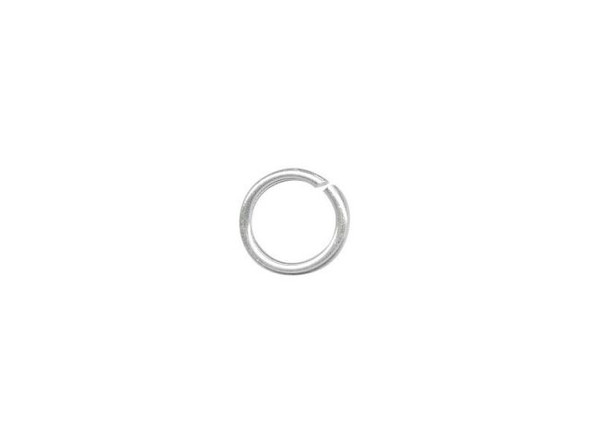 Sterling Silver Jump Ring, Round - 6mm, 20.5-gauge (10 Pieces)