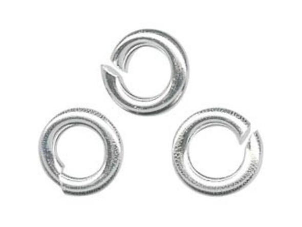 Sterling Silver Jump Ring, Round - 4mm, 19.5-gauge (10 Pieces)