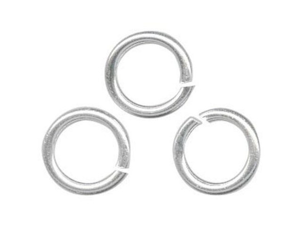 37-295-130 Sterling Silver Jump Ring, Round - 3mm, 24-gauge - Rings & Things