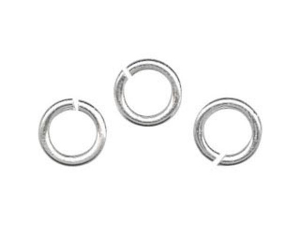 Sterling Silver Jump Ring, Round - 3mm, 24-gauge (10 Pieces)