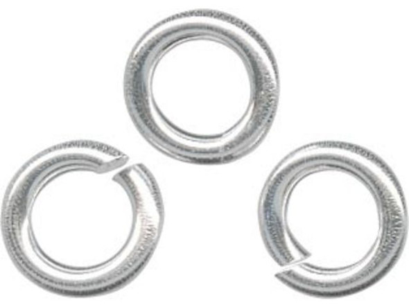 Sterling Silver Jump Ring, Round - 5mm, 18-gauge (10 Pieces)