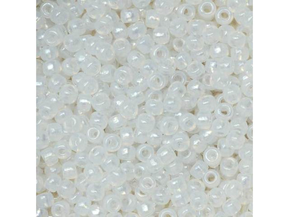 TOHO Glass Seed Bead, Size 11, 2.1mm, HYBRID Luster Snowflake (Tube)