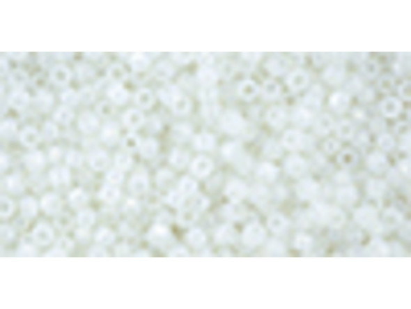 TOHO Glass Seed Bead, Size 11, 2.1mm, HYBRID Luster Snowflake (Tube)