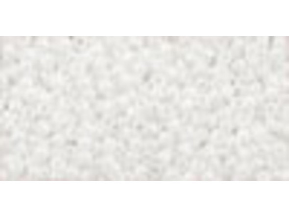 TOHO Glass Seed Bead, Size 15, 1.5mm, Opaque-Lustered White (Tube)