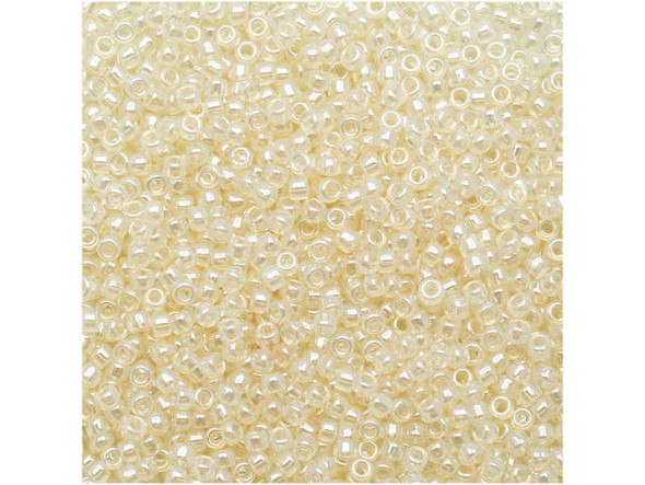 TOHO Glass Seed Bead, Size 15, 1.5mm, Ceylon Lt Ivory (Tube)