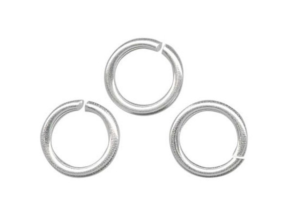 Sterling Silver Jump Ring, Round - 6mm, 19.5-gauge (10 Pieces)
