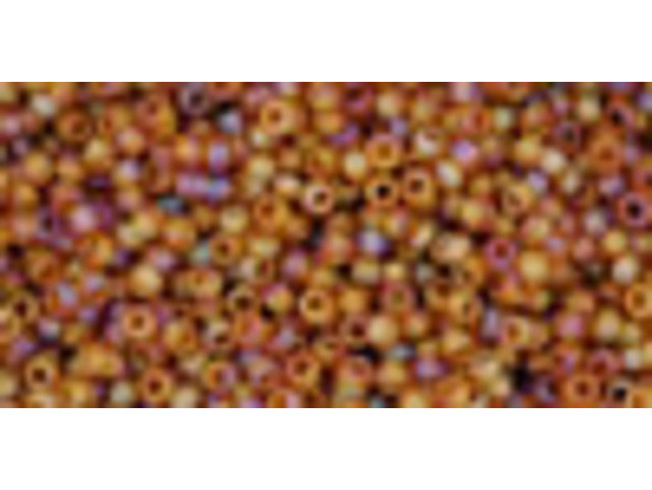 The uniform size and shape of Toho seed beads make them an excellent choice for beadwork and consistently-sized spacers.Toho seed beads are usually colorfast; however, galvanized and silver-lined  beads may fade over time. Protect them from bleach, excessive friction and direct sunlight to keep them looking like new. Seed Bead Facts What are seed beads? Popular, tiny glass beads commonly used for weaving and embellishment.How are they made? Glass is pulled or drawn using a hollow tube, and then   the glass is cut in small pieces. They are sometimes reheated to round   the ends.What's that funny little zero? That zero refers to   the number of aughts, which is a unit used to indicate the size of   small beads. The scale is inverted, so larger numbers of aughts   correspond to smaller beads (i.e. the bigger the number, the smaller   the bead). Size 11 would be 00000000000, but since that takes up too much   room, it is abbreviated to 110.  See Related Products links (below) for similar items and additional jewelry-making supplies that are often used with this item. 