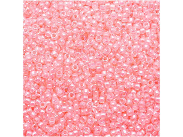 TOHO Glass Seed Bead, Size 15, 1.5mm, Ceylon Innocent Pink (Tube)