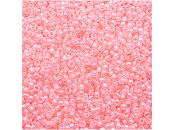 TOHO Glass Seed Bead, Size 15, 1.5mm, Ceylon Innocent Pink (Tube)