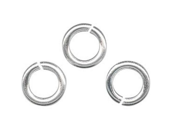 Sterling Silver Jump Ring, Round - 4mm, 20.5-gauge (10 Pieces)