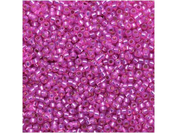 The uniform size and shape of Toho seed beads make them an excellent choice for beadwork and consistently-sized spacers.Toho seed beads are usually colorfast; however, galvanized and silver-lined  beads may fade over time. Protect them from bleach, excessive friction and direct sunlight to keep them looking like new. Seed Bead Facts What are seed beads? Popular, tiny glass beads commonly used for weaving and embellishment.How are they made? Glass is pulled or drawn using a hollow tube, and then   the glass is cut in small pieces. They are sometimes reheated to round   the ends.What's that funny little zero? That zero refers to   the number of aughts, which is a unit used to indicate the size of   small beads. The scale is inverted, so larger numbers of aughts   correspond to smaller beads (i.e. the bigger the number, the smaller   the bead). Size 11 would be 00000000000, but since that takes up too much   room, it is abbreviated to 110.  See Related Products links (below) for similar items and additional jewelry-making supplies that are often used with this item. 