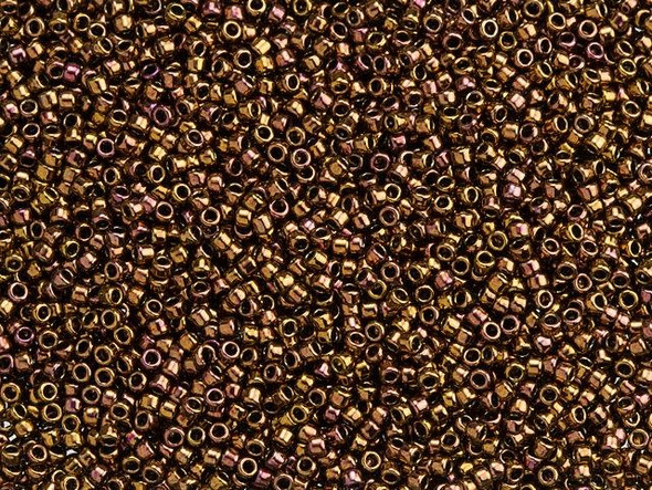 TOHO Glass Seed Bead, Size 15, 1.5mm, Olympic Bronze (Tube)