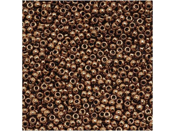 TOHO Glass Seed Bead, Size 15, 1.5mm, Bronze (Tube)