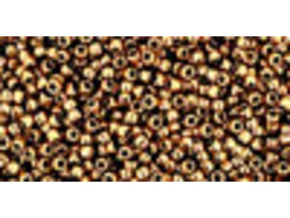 TOHO Glass Seed Bead, Size 15, 1.5mm, Bronze (Tube)