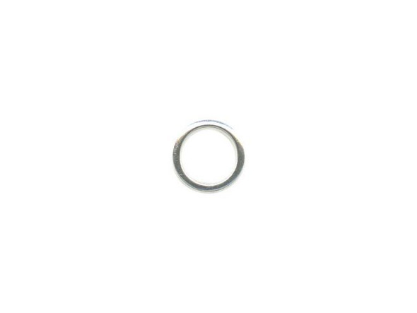 Sterling Silver Jump Ring / Link, 6.1mm Round, Stamped, Solid (10 Pieces)