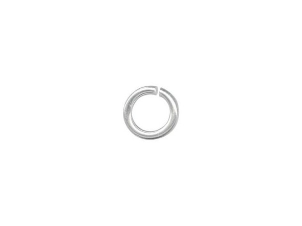 Sterling Silver Jump Ring, Round - 6mm, 18-gauge (10 Pieces)