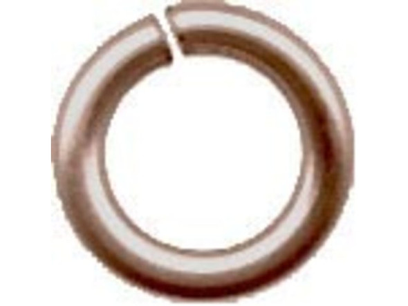 Jump Rings for Chain Maille, Round, Copper, 20ga, 4.6mm OD - Antique Copper Color (Pack)