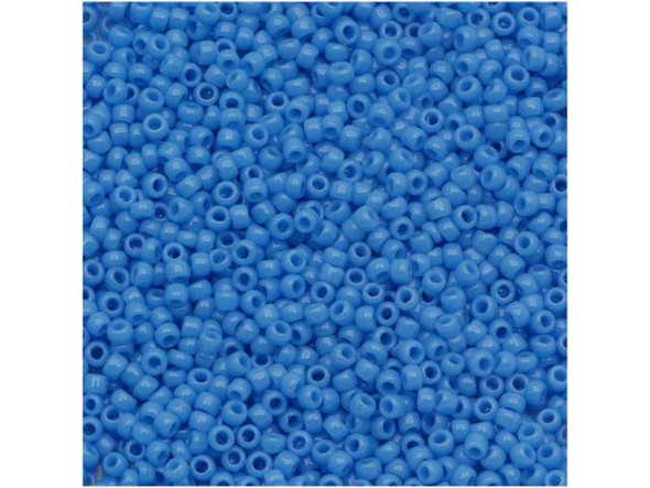 TOHO Glass Seed Bead, Size 15, 1.5mm, Opaque Cornflower (Tube)