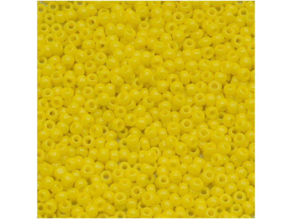 TOHO Glass Seed Bead, Size 15, 1.5mm, Opaque Dandelion (Tube)