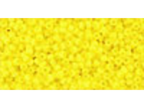 TOHO Glass Seed Bead, Size 15, 1.5mm, Opaque Dandelion (Tube)