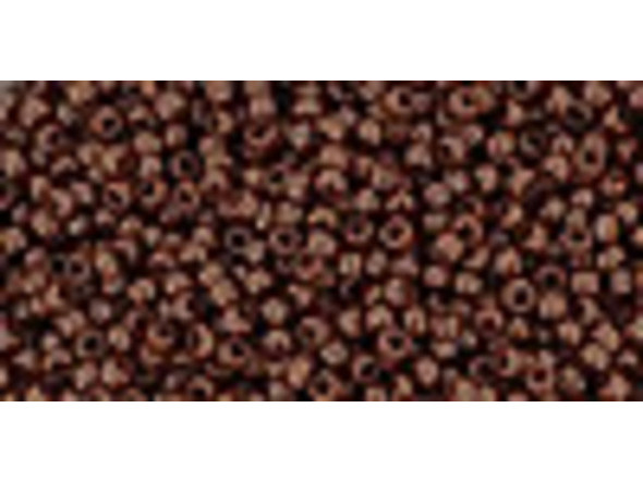 TOHO Glass Seed Bead, Size 15, 1.5mm, Opaque Oxblood (Tube)