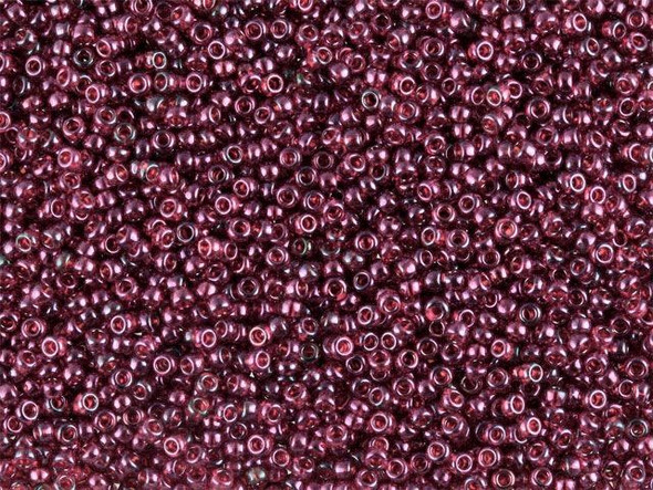 The uniform size and shape of Toho seed beads make them an excellent choice for beadwork and consistently-sized spacers.Toho seed beads are usually colorfast; however, galvanized and silver-lined  beads may fade over time. Protect them from bleach, excessive friction and direct sunlight to keep them looking like new. Seed Bead Facts What are seed beads? Popular, tiny glass beads commonly used for weaving and embellishment.How are they made? Glass is pulled or drawn using a hollow tube, and then   the glass is cut in small pieces. They are sometimes reheated to round   the ends.What's that funny little zero? That zero refers to   the number of aughts, which is a unit used to indicate the size of   small beads. The scale is inverted, so larger numbers of aughts   correspond to smaller beads (i.e. the bigger the number, the smaller   the bead). Size 11 would be 00000000000, but since that takes up too much   room, it is abbreviated to 110.  See Related Products links (below) for similar items and additional jewelry-making supplies that are often used with this item. 