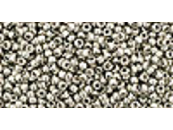 TOHO Glass Seed Bead, Size 15, 1.5mm, Nickel (Tube)