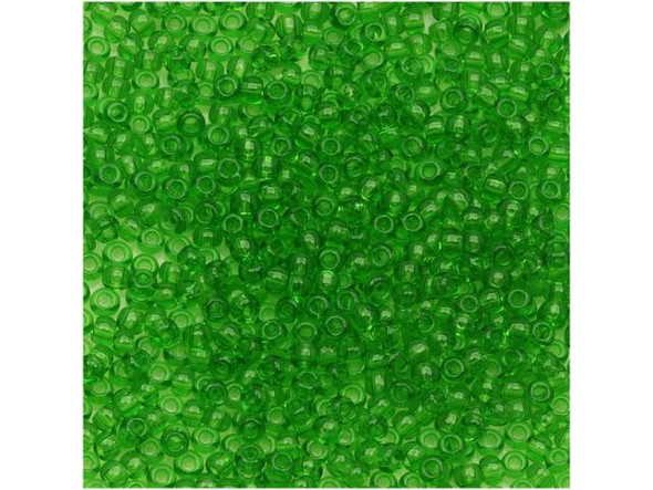 TOHO Glass Seed Bead, Size 15, 1.5mm, Transparent Peridot (Tube)