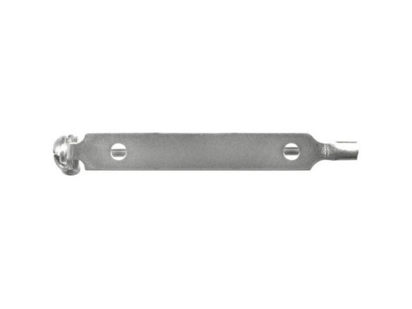 Nickel Silver Bar Pin, Pin Back, 1.25", Superior Quality (fifty)