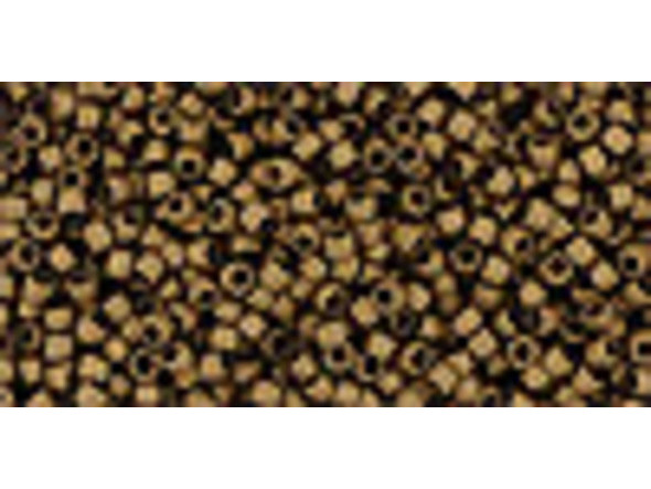 TOHO Glass Seed Bead, Size 15, 1.5mm, Matte-Color Dk Copper (Tube)