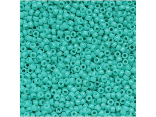 TOHO Glass Seed Bead, Size 15, 1.5mm, Opaque Turquoise (Tube)