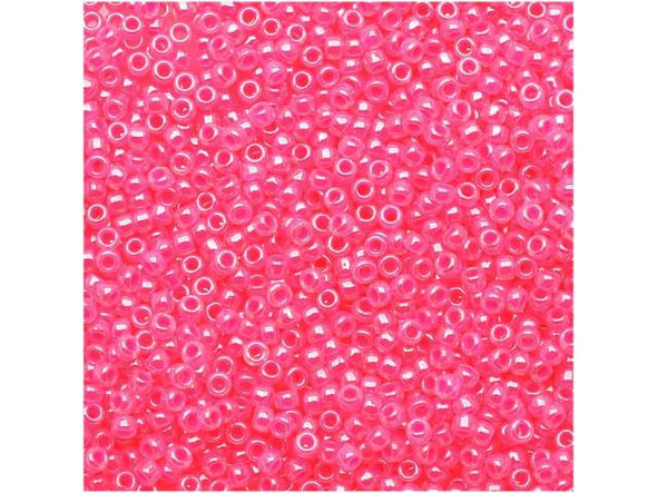 TOHO Glass Seed Bead, Size 15, 1.5mm, Ceylon Hot Pink (Tube)