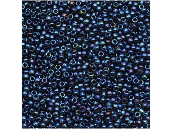 TOHO Glass Seed Bead, Size 15, 1.5mm, Metallic Cosmos (Tube)