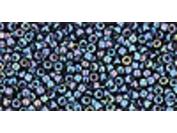 TOHO Glass Seed Bead, Size 15, 1.5mm, Metallic Cosmos (Tube)