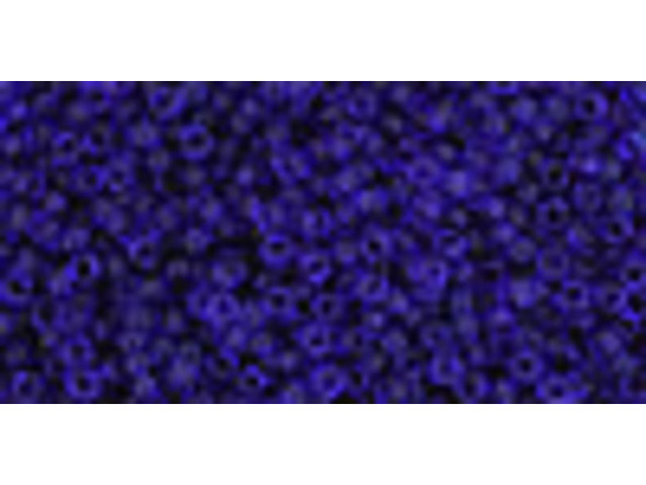 TOHO Glass Seed Bead, Size 15, 1.5mm, Transparent Cobalt (Tube)