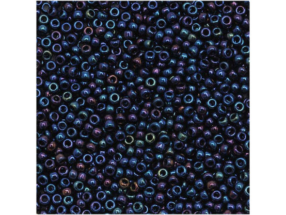 TOHO Glass Seed Bead, Size 15, 1.5mm, Metallic Nebula (Tube)