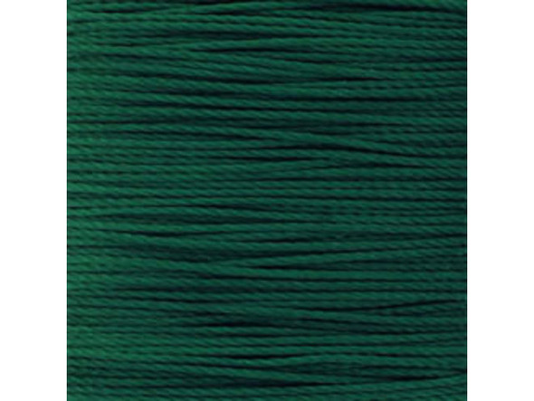 Bring color to every aspect of your designs with this TOHO Amiet beading thread. TOHO's Amiet thread can be used with beads that are size 11/0 and larger. This 100% polyester thread can be threaded without using a needle thanks to the thin, sturdy texture. Use it in thread-wrapping, knot it, use it as the foundation for your stringing projects, and more. It's great for crochet, micro-macrame, and kumihimo designs, too. It features a rich emerald green color.